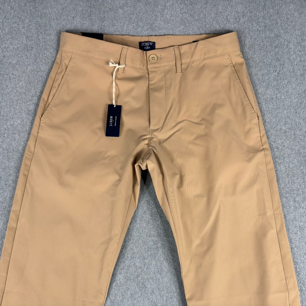 J.Crew Flex Slim Chino Pants Mens 29x30 Khaki NWT READ
